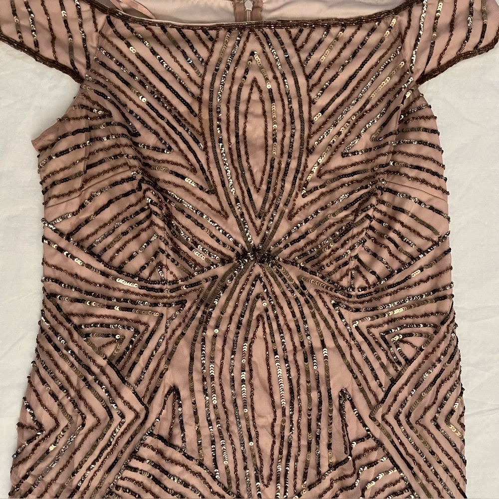 Adrianna Papell Off the Shoulder Dress